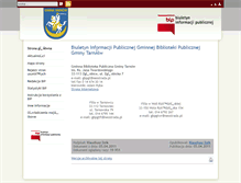 Tablet Screenshot of bip.biblioteka.gminatarnow.pl