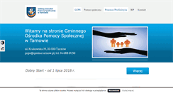 Desktop Screenshot of gops.gminatarnow.pl